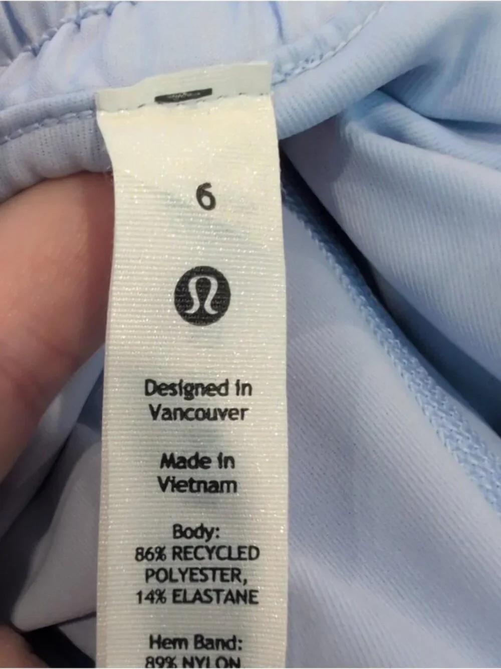 Lululemon Hotty Hot High-Rise Skirt *Long Pastel Blue